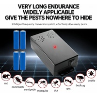 Répulsif Ultrasonique Écologique à Fréquence Variable pour Marmottes et Rats, Portable, à Piles, pour Voitures et Extérieur, en ABS