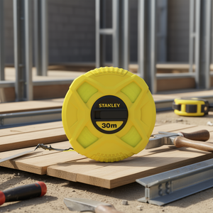 Stanley Tape Measure 30m Fiberglass <b>Wheel</b> Type - Product Image 3
