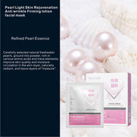 Masque pour le visage Pearl Smooth Skin Rajeunissement Anti-Wrinkle Firming Lotion, Acide aminé et affiner la qualité de la peau Fcae Mask