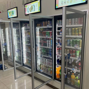 Chambre froide commerciale électrique à <span class=keywords><strong>batterie</strong></span> CE Shop avec porte vitrée et étagères de présentation - Prix de gros - Product Image 5