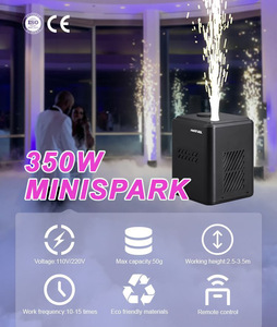 Macchina per Scintille Elettroniche Winwell DMX 400W Multicolore 12CH, Mini Fuochi d'Artificio Pirotecnici per Matrimoni e Feste - Product Image 4