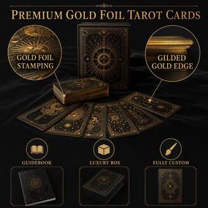 Juego de Cartas de Tarot Impresas en Papel Personalizado, Divertidas Preguntas para Conversar en Grupo, Juego de Mesa con Caja - Product Image 2