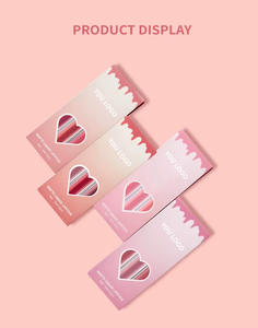 Coffret de 3 rouges à lèvres liquides mats longue tenue et waterproof, style coréen, pour un maquillage quotidien des lèvres, kit cosmétique, coffret cadeau. - Product Image 2