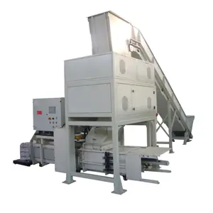 Large capacity industrial heavy duty waste carton and paper recycle shredder machine