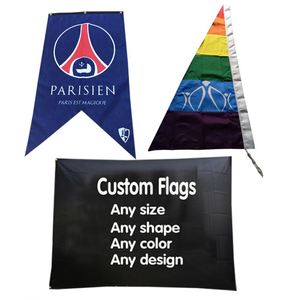 Double Sided logo Business Advertising Nylon Polyester Banner Wall Flags Custom 3x5 National Flag Manufacturers - Product Image 1