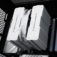 Thermalright PA120 MINI WHITE Twin Towers 6 caloducs 135 mm Refroidisseur de processeur à air INTEL 14e génération Ventilateur de refroidissement