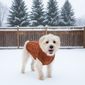 Pull en tricot épais Royal Bark pour chien, taille XS, vêtements d'hiver pour animaux de compagnie - Product Image 2