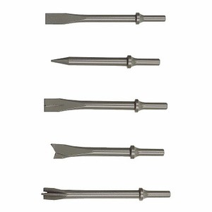 Juego de Cinceles Neumáticos Usag 918 Bh de 9.5 mm, Acero Inoxidable, Conexión Rápida, 150 mm de Longitud, Accesorio Estándar para Herramientas Neumáticas - Product Image 1