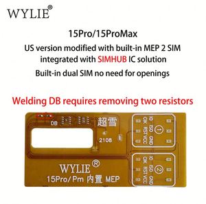 Wylie 15pro 15promax MEP Flex รองรับซิมคู่ในตัว ไม่ต้องเจาะ ใช้ได้กับ SIMHUB IC Solution - Product Image 4