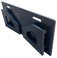 Tablero de Rebote de Fútbol Portátil de HDPE de Grado Profesional, 1500*600*20mm, para Entrenamiento de Atletas y Equipos