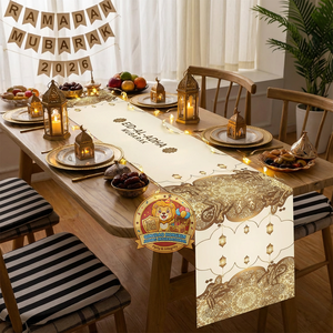 Décorations <span class=keywords><strong>de</strong></span> <span class=keywords><strong>table</strong></span> pour le Ramadan 2026, lanterne <span class=keywords><strong>de</strong></span> mosquée, décorations islamiques pour la fête du Ramadan Moubarak, fournitures <span class=keywords><strong>de</strong></span> fête, décorations <span class=keywords><strong>Eid</strong></span> Moubarak, <span class=keywords><strong>chemin</strong></span> <span class=keywords><strong>de</strong></span> <span class=keywords><strong>table</strong></span> - Product Image 2