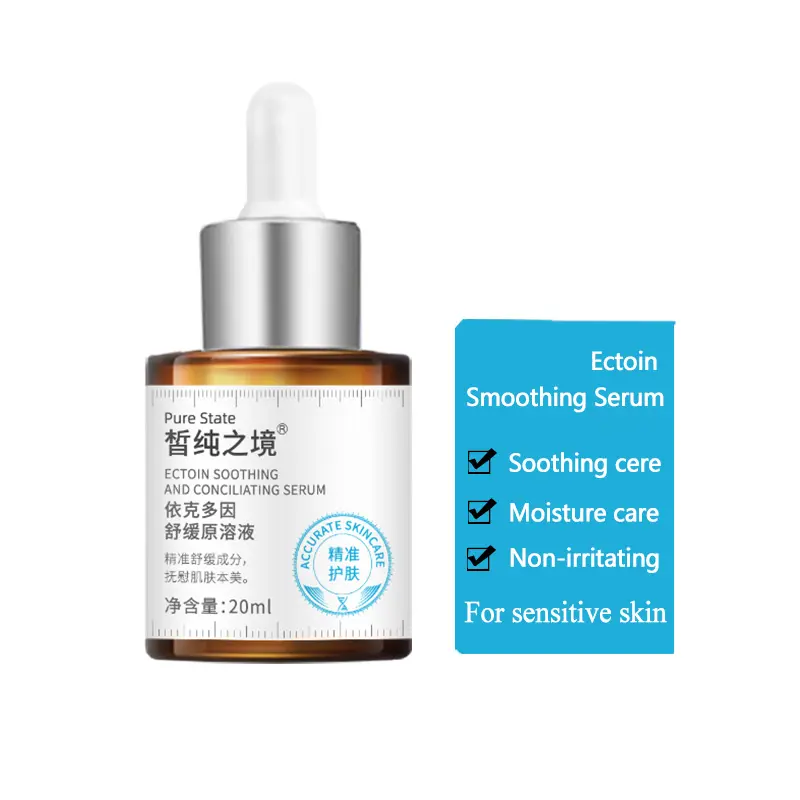 Bio Anti-Aging Anti-Akne Gesichtshautpflege Serum 7,2% Ectoin Zusammensetzung Reparating Smoothing Sensitive Serum für Gesicht