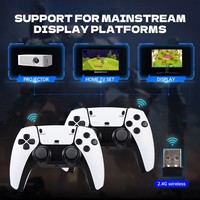 Consola de videojuegos Retro M15 4K Game Stick 64G 20000 juegos para PS1 SNES SEGA Arcade TV consola de juegos con Gamepad inalámbrico regalo