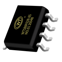 Chip de Voz WT588F02B de Función Potente, Programa de Control Principal y Datos Flash que se Pueden Borrar y Regrabar, Chip de Sonido Grabable