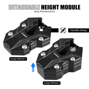 NICECNC para BMW R1300 GS <span class=keywords><strong>GSA</strong></span> 2024 2025, Extensión de Soporte Lateral, Placa de Extensión de Soporte, Almohadilla de Soporte Lateral, Ajuste de Altura Adaptable, Suspensión - Product Image 5