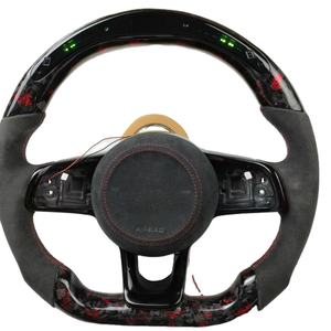 <span class=keywords><strong>Volant</strong></span> sport en cuir PU carbone Volkswagen GT1 MK7 compatible avec BMW X6 X5 X3 X4 Jetta Passat Golf R CC Série 3 5 - Product Image 2