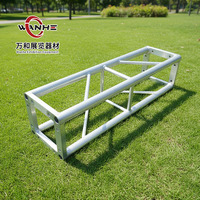 Estructura de Aluminio de 300x300 con Pernos Cuadrados, Instalación Rápida, Conexión por Tornillos, Pre-Ensamblada, para Eventos, Escenarios y Altavoces