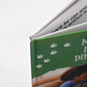 Libro <span class=keywords><strong>de</strong></span> Fotos <span class=keywords><strong>de</strong></span> <span class=keywords><strong>Dinosaurios</strong></span> <span class=keywords><strong>de</strong></span> Alta Calidad, Encuadernado Cosido, a Todo Color, Tapa Dura, Papel Recubierto con Laminación <span class=keywords><strong>de</strong></span> Película, Diseño Plano para Niños, Impresión para la Hora <span class=keywords><strong>de</strong></span> Dormir - Product Image 4