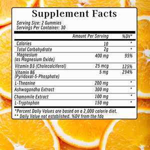 Private Label <b>Magnesium</b> Oxide <b>Gummies</b> with Ashwagandha Extract Chamomile Extract to Improve Sleep Quality Herbal <b>Gummies</b> - Product Image 6