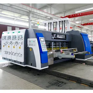 Automatic Paper Label 1/2/3/4colors Carton Box Printing Coated Dryer Slotting Rotary Die Cutting Machine