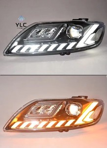 Accessoires automobiles YLC, phare pour <span class=keywords><strong>Audi</strong></span> Q7 06-15, plug and play, <span class=keywords><strong>12V</strong></span> 65W, ensemble de phares, lentille laser LED, projecteur, DRL dynamique - Product Image 4