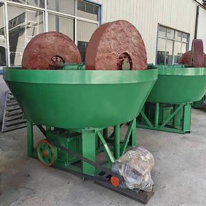 מכונת טחינת עפרות זהב, ציוד כריית זהב בעל יעילות גבוהה, טחנת פאן רטובה להפקת זהב ועיבוד זהב - Product Image 1