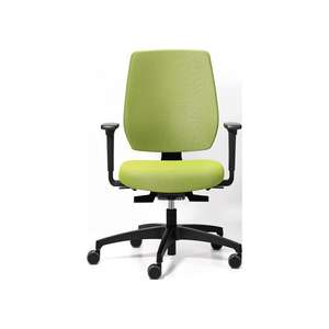 Dauphin เก้าอี้หมุนสำนักงานพร้อมกลไกการซิงโครไนซ์สีเขียว390-510มม. พร้อมฝาปิดที่วางแขนรองรับน้ำหนัก110กก. - Product Image 3