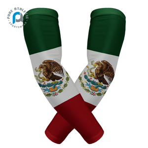 Manicotti Protettivi UV con Design a Bandiera PURE, Rinfrescanti, con Logo, Vendita all'Ingrosso, per Ciclismo e Pallavolo - Product Image 1