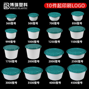 Lunch Boxes Plastic Round Microwave Safe With Lids For Food Storage And Heating - Product Image 3