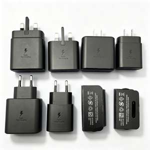 Cargador de <span class=keywords><strong>Carga</strong></span> Rápida de 25W para <span class=keywords><strong>Samsung</strong></span> S23 S24 S25 Note20, Adaptador de Enchufe para EE. UU., UE y Reino Unido, Cargadores de Viaje USB-C al por Mayor - Product Image 1