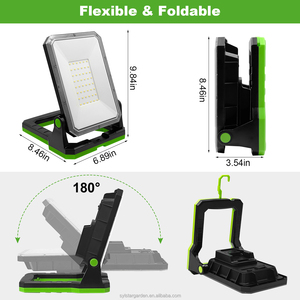 Lampe de travail LED pliable 30W, rechargeable, avec support - Product Image 5