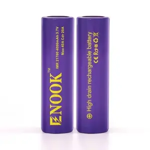 ENOOK 21700 लिथियम आयन बैटरी 4000mAh 40A रिचार्जेबल 3.7V बैटरी