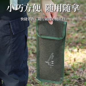 Sac de rangement en tissu Oxford pour piquets de tente, 32x12cm, avec fermeture Velcro, pour le camping et l'extérieur - Product Image 3