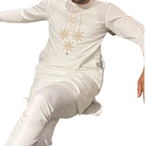 Nuovo Set Ricamato da Uomo in Stile <span class=keywords><strong>Etnico</strong></span> <span class=keywords><strong>Africano</strong></span> alla Moda, di Alta Qualità, Vendita all'Ingrosso a Basso Prezzo - Product Image 5
