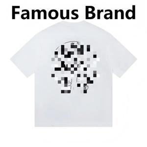 Venta al por Mayor de Camisetas de Manga Corta de Algodón, Moda de Alta Calidad con Estampado Original de Cruz Chrome Heart en la Espalda - Product Image 1