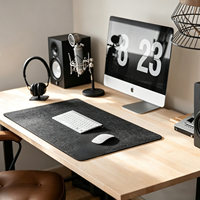 Tapis de protection de bureau en feutre minimaliste, durable, antidérapant, facile à nettoyer, pour bureau, PC, Mac, ordinateur portable