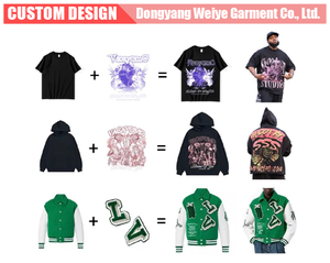 Venta al por mayor de calidad Puff de impresión de peso pesado de algodón con capucha de los hombres de gran tamaño de impresión personalizada de lujo pulóver de algodón sudaderas con capucha personalizadas - Product Image 5