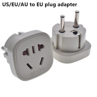 Adaptateur de prise Convertisseur de voyage Chinois vers Russe avec protection de sécurité Porte Allemagne, France, Corée du Sud Prise de voyage DF-16C