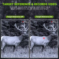 Jumelles de vision nocturne numériques 3CGRO-R19 4K 1080P avec enregistreur infrarouge 300M pour la chasse et le camping en extérieur