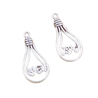 28x14MM lumière lampe ampoule breloques pour bricolage Bracelets faits à la main colliers et pendentifs accessoires de fabrication de bijoux