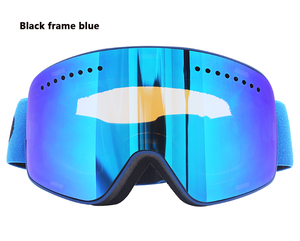 Jiepolly Logotipo de Uso y lentes de PC de Google de adulto de doble lente magnética Anti-niebla de esquí gafas nieve gafas - Product Image 5