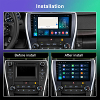 Lecteur de radio DVD de voiture IPS 9 "Écran tactile Unité principale multimédia pour Toyota Camry 2015-2017 Android Player Car Radio Video