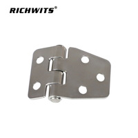 Bisagra de puerta trapezoidal de cinco agujeros de acero inoxidable 304 2*40*55mm cubierta plegable bisagra de barco bisagra de equipaje accesorios de Hardware de yate