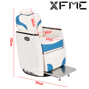 XFMC moderno di lusso <span class=keywords><strong>parrucchieri</strong></span> di sollevamento rotante automatico parrucchiere italiano bianco elettrico professionale barbiere da uomo sedie - Product Image 6