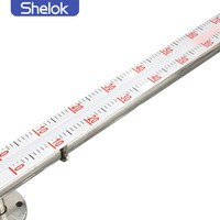Magnetic Flap Level Indicator with 4-20mA Output SS304 SS316 Flange Connection Water Oil Level Measurement