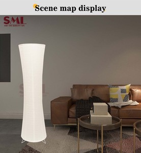 SML Designer Classique À La Main <span class=keywords><strong>Abat</strong></span>-<span class=keywords><strong>Jour</strong></span> Coin Lumière Papier Lampadaire Moderne Rectangulaire Blanc Lampadaire - Product Image 3