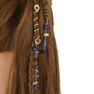 Bijoux pour <span class=keywords><strong>cheveux</strong></span> Perles en pierre naturelle Outils pour <span class=keywords><strong>cheveux</strong></span> pour tresses africaines <span class=keywords><strong>Épingle</strong></span>s et pinces <span class=keywords><strong>à</strong></span> <span class=keywords><strong>cheveux</strong></span> ethniques, Parfait pour les dreadlocks Pinces <span class=keywords><strong>à</strong></span> <span class=keywords><strong>cheveux</strong></span> - Product Image 4