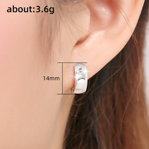 Fashion Star Ear <b>Cuff</b> <b>Earrings</b> For Women Sparkle Stone Star <b>Earrings</b> Daily Wear Gift Jewelry Wholesale - Product Image 5