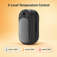 Chauffe-mains rechargeable portable USB, chauffe-poche électrique à chauffage rapide, double face, étanche, anti-surchauffe, pour voiture et maison