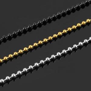 สร้อยคอแบบลูกปัดโซ่สแตนเลส โรงงานผลิต ขายส่ง อุปกรณ์เครื่องประดับคุณภาพสูง - Product Image 6